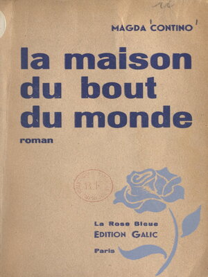 cover image of La maison du bout du monde